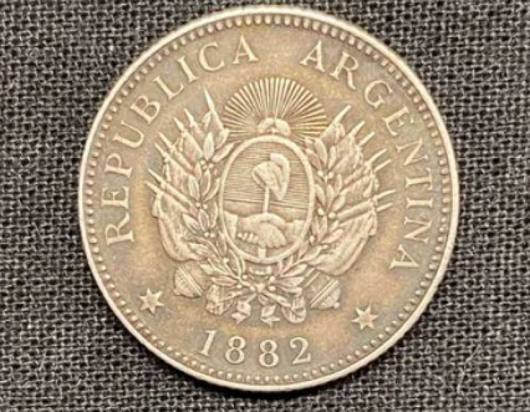 Argentina - 20 Centavos - Año 1882 - Cj #19 | Km #27 - **