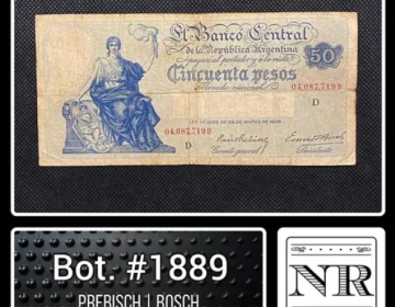 Argentina - 50 $ Progreso - Año 1937 - Bot. #1889 - P | B