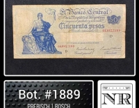 Argentina - 50 $ Progreso - Año 1937 - Bot. #1889 - P | B