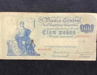 Argentina - 100 $ Progreso - Año 1936 - Bot. #1894 - P | B