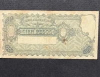 Argentina - 100 $ Progreso - Año 1936 - Bot. #1894 - P | B