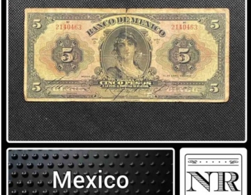 México - 5 Pesos - Año 1932 - P #21 - La Gitana