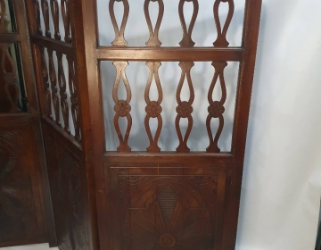 Tavique Biombo Colonial Con Escudo Cod 31928