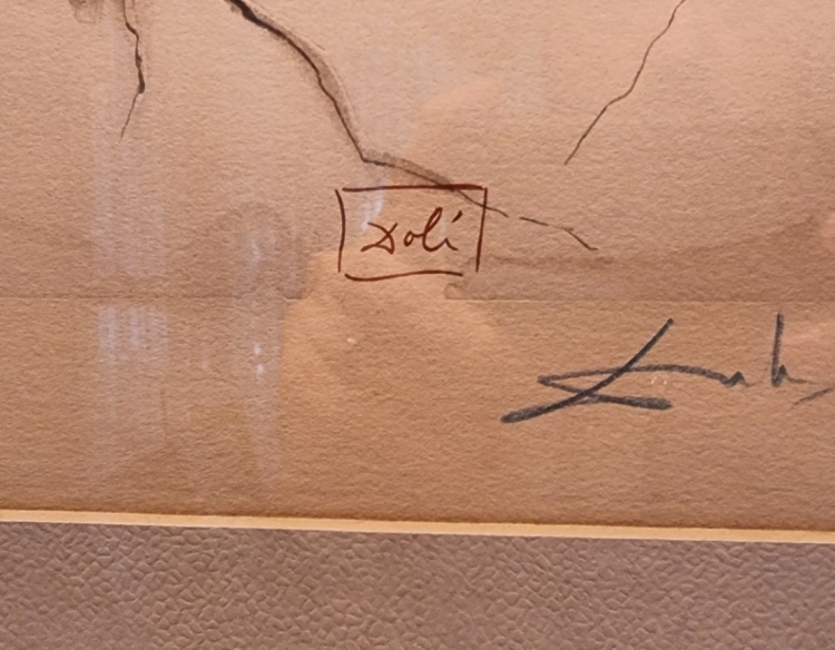 Serigrafia de Dali 