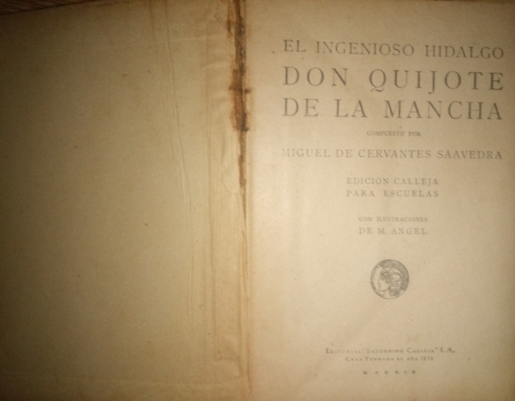 Libro Don Quijote de la Mancha