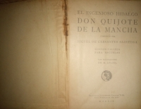 Libro Don Quijote de la Mancha