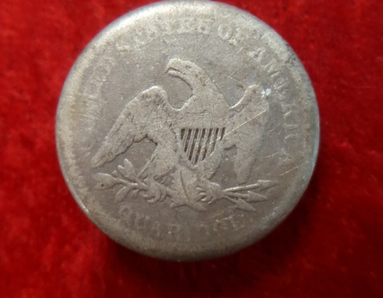 Moneda Eeuu 1/4 Dolar 1856 Cod 31965