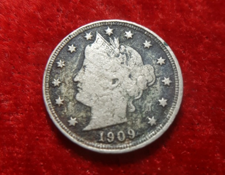Moneda. Untited State Of America 1909 5 Ctvos Cod 31966