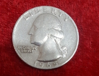 Moneda. Eeuu 1/4 Dollar 1965 Cod 31969