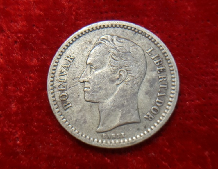 Moneda Venezuela-libertador Simón Bolívar 1945 C 31973