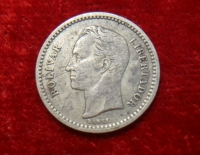 Moneda Venezuela-libertador Simón Bolívar 1945 C 31973