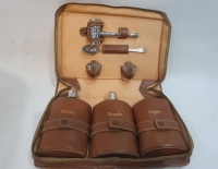 Antiguo Set De Licorería Gathen Solingen Con Estuche Cod 32081