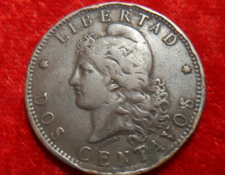 Moneda. Republica Argentina Dos Ctvos 1891 Cod 32010