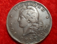 Moneda. Republica Argentina Dos Ctvos 1891 Cod 32010