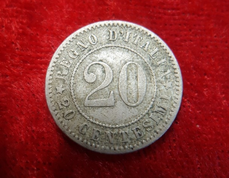 Moneda. Italia Regno D´italia 20 Ctv 1894 Cod 32031