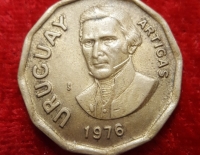 Moneda. Uruguay Un nuevo Peso 1976 Cod 31996