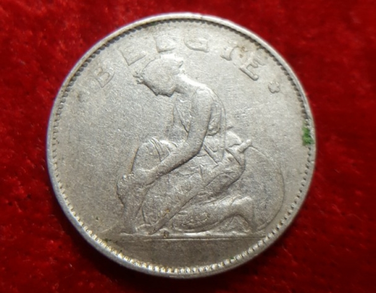 Moneda. Belgica 1 F 1922 Cod 32064