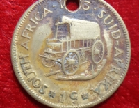 Moneda Sud Africa 1 ctv 1963 Cod 32074