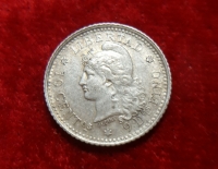 Moneda. Argentina 9dos Fino 10 Ctv 1882 Cod 32012