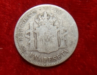 Moneda. España Alfonso XII 1 Peseta 1903 Cod 32050