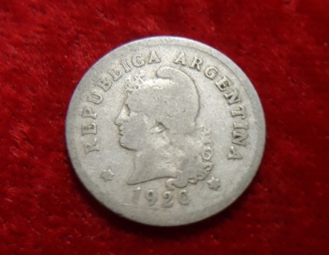 Moneda. Republica Argentina 10 ctvo 1920 Cod 32017