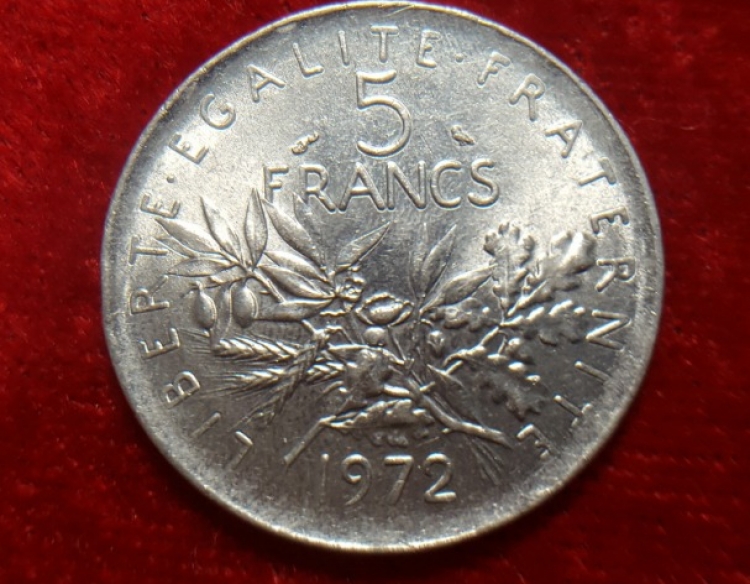 Moneda. Francia 5Fr 1972 Cod 32035