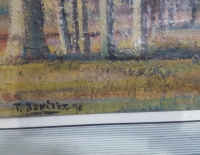 Cuadro Oleo Bosque T. Benítez 37x48 Cod 28411