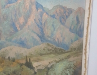 Oleo Paisaje Montañoso H. Mattieli 1952 Cod 32137