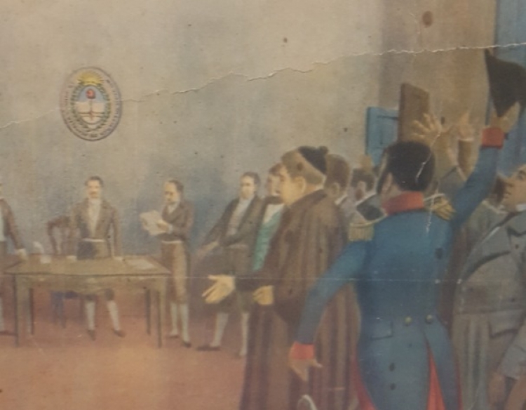 Cuadro Lamina Asamblea Constituyente 1813 Cod 32151