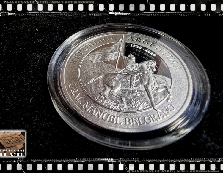 Moneda Conmemorativa - Bicentenario del Paso a la Inmortalidad del General Manuel Belgrano