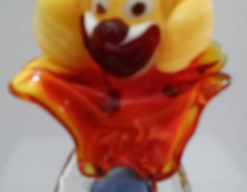 ANTIGUO PAYASO ORIGINAL DE MURANO ITALIA.