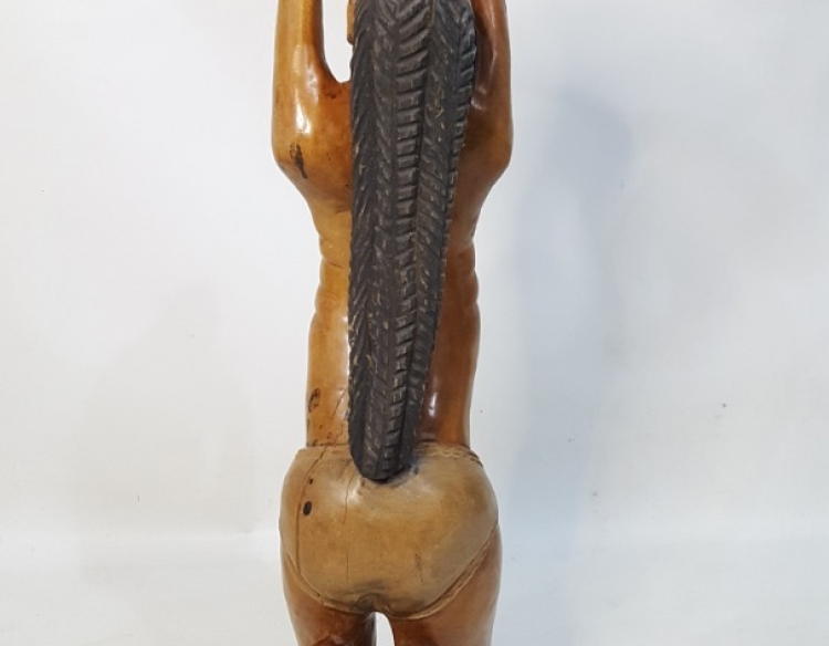 Estatua Mujer Desnuda En Madera Cod 32168