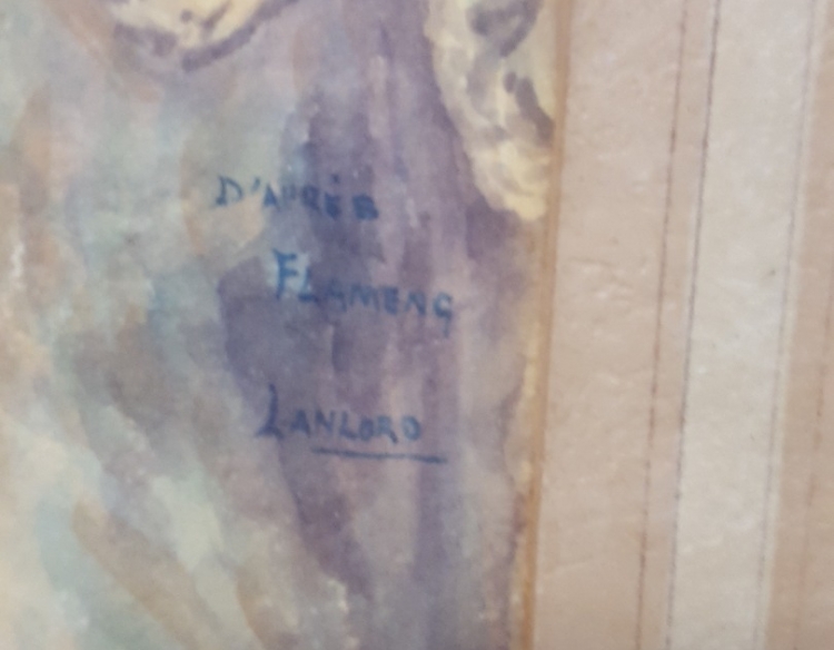 D´apres Flamen Lan Lord Cuadro Frances Cod 32193