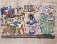 Papiro Egipcio Enmarcado 23x29 Cod 32210