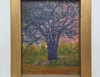 Oleo “Árbol azul” Drappo 32x24 Cod 2227