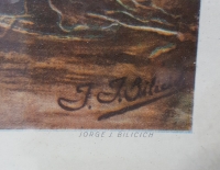 Cuadro Pastel De J. Bilicich Cod 28931