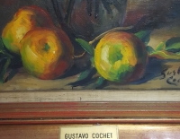 Oleo Flores Con Fruta Gustavos Cochet Cod 32233