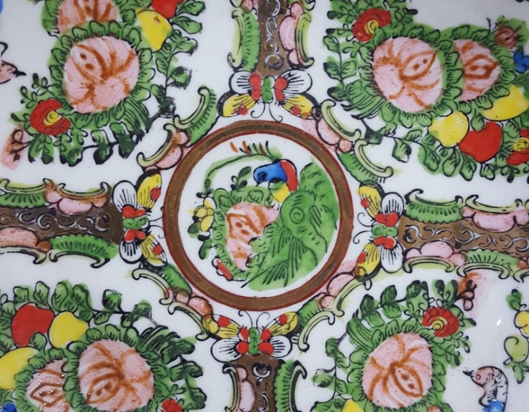 Par De Platos Decorativos(porcelana China) Cod 32248