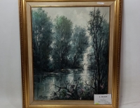 Oleo De J. Breton - Paisaje - Cod 28801
