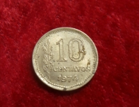 Moneda. Argentina -Libertad- 10 ctvo 1974