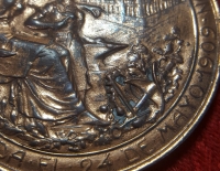 Medalla Industrial De La Nación 1909 Cod 31904