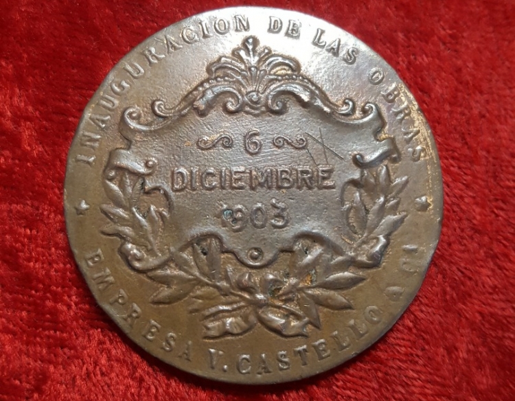 Medalla Prov. Buenos Aires Obras De Desagüe Cod 31908