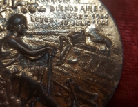 Medalla Prov. Buenos Aires Obras De Desagüe Cod 31908