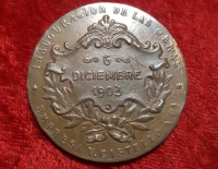 Medalla Prov. Buenos Aires Obras De Desagüe Cod 31908