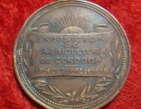 Medalla De Cobre Exposición Rural 1918 C 31905