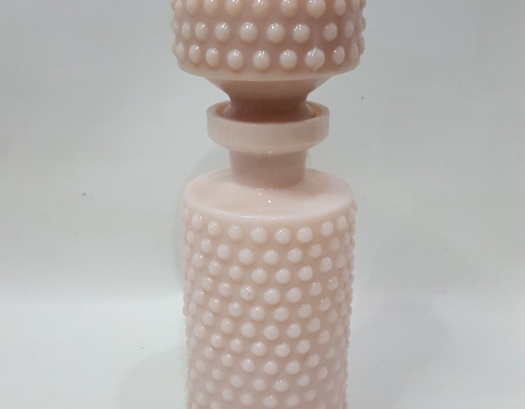 Botellón toilette Vidrio Opalina Rosa Cod 32285