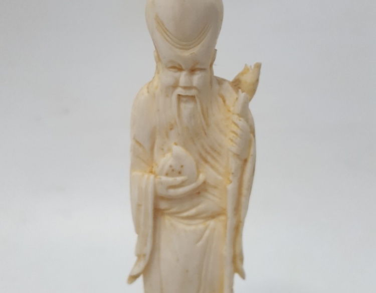 Figura Oriental De Marfil Cod 31501