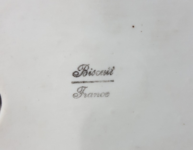 Biscuit Porcelana Pintada Francesa Cod 32351