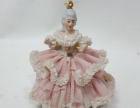 Figura Estilo Rococó-porcelana Alemana Cod 17721