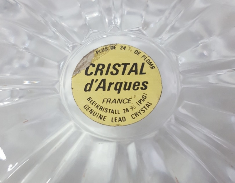 Cenicero De Cristal Francés Cod 15115